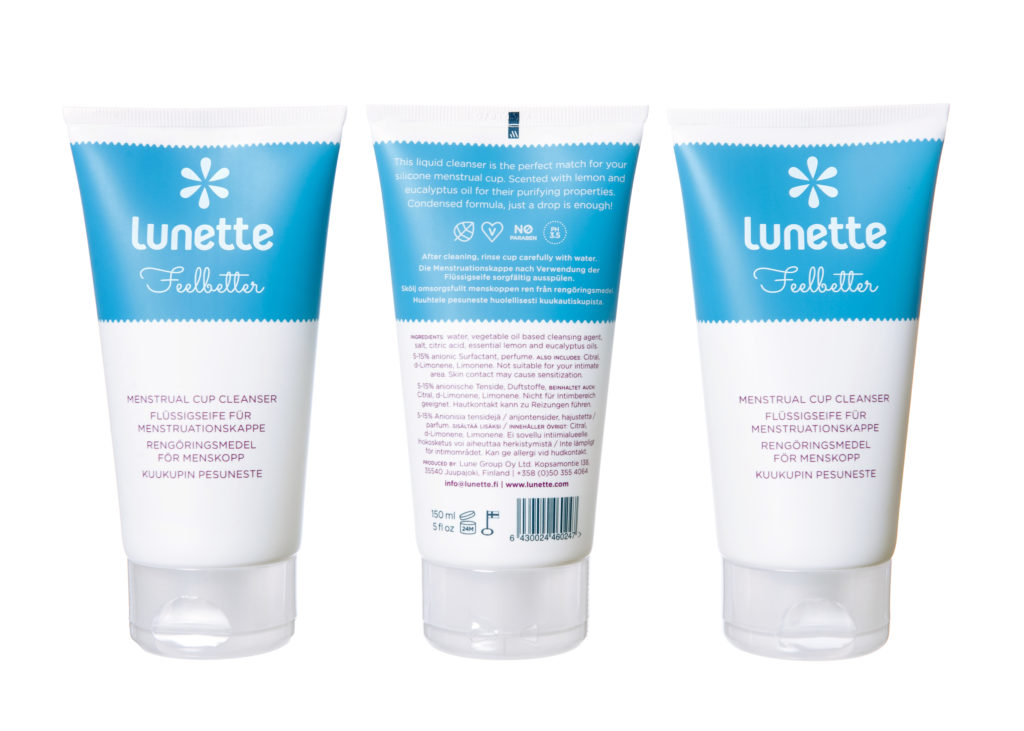 Lunette Menstrual Cup Wash Packaging Tube 