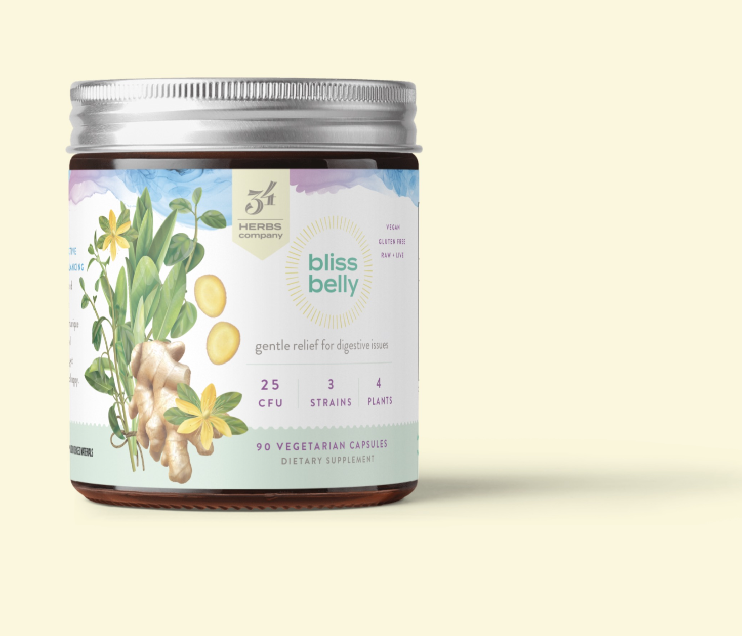Supplement label design probiotic eco friendly supplement packaging custom design