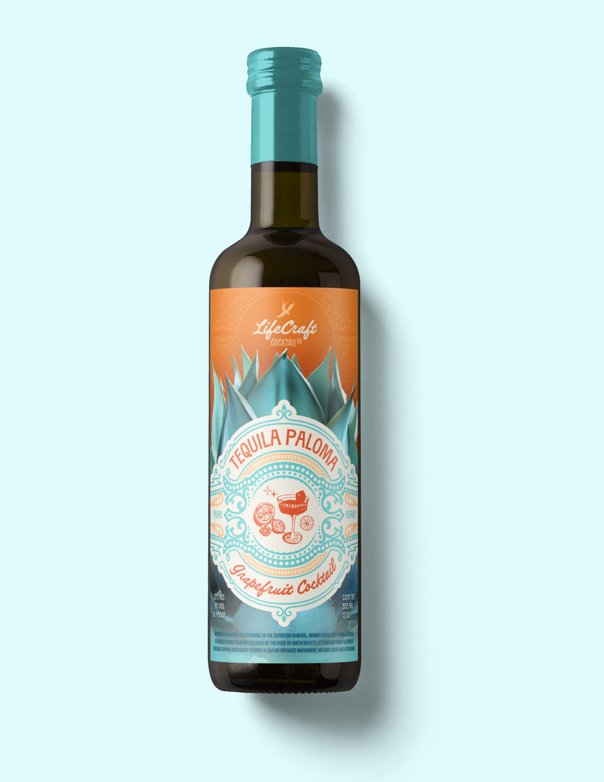 Alcoholic beverage label packaging design creative design graphic designer<br />
