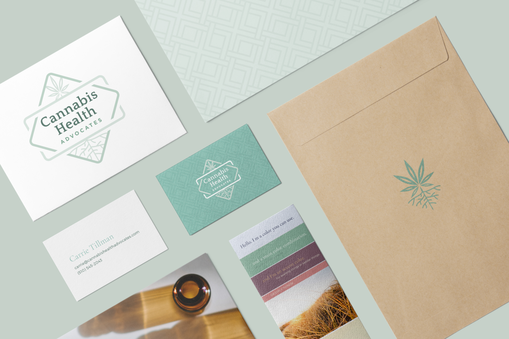 Cannabis Health Advocates – branding for a wellness consultant 