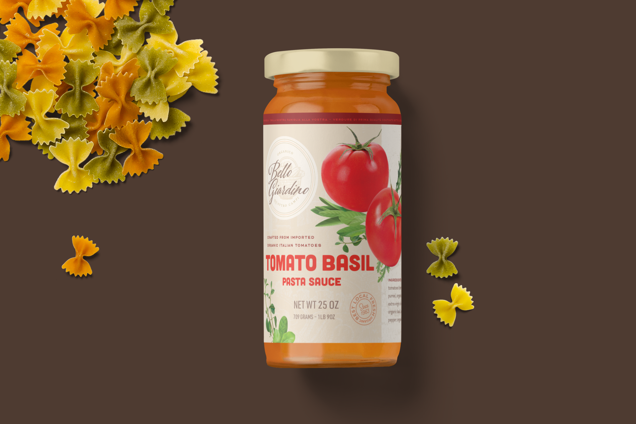 mockup-tomato-sauce Tomato food label sticker design pasta sauce jar tomato